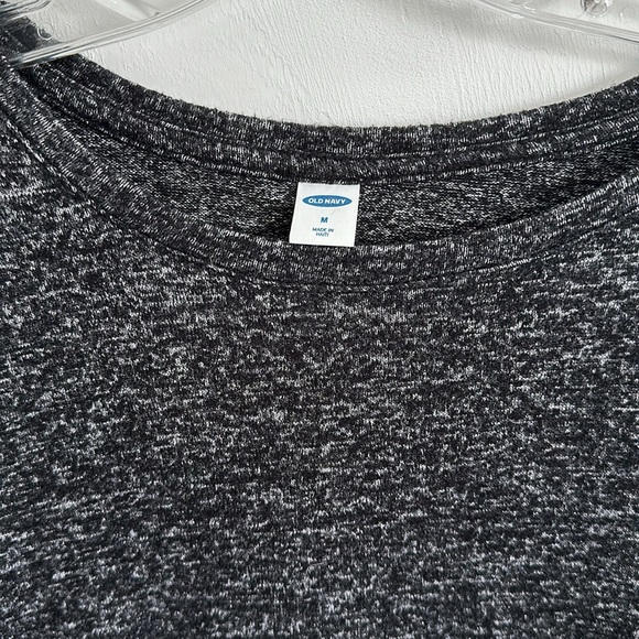 Old Navy Tunic Shirt Black/Gray - Picture 2 of 3